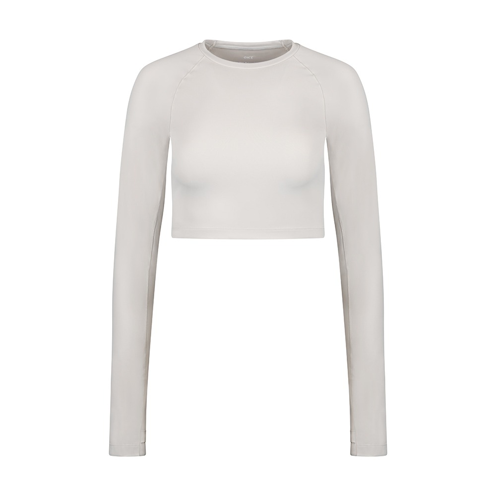 Ladies Longsleeve Crop Top AW-5026